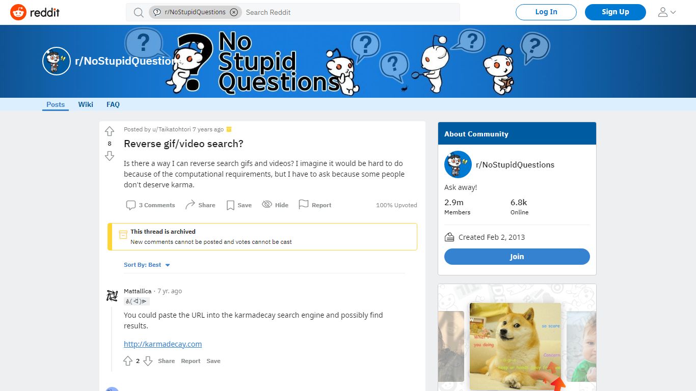 Reverse gif/video search? : NoStupidQuestions - reddit
